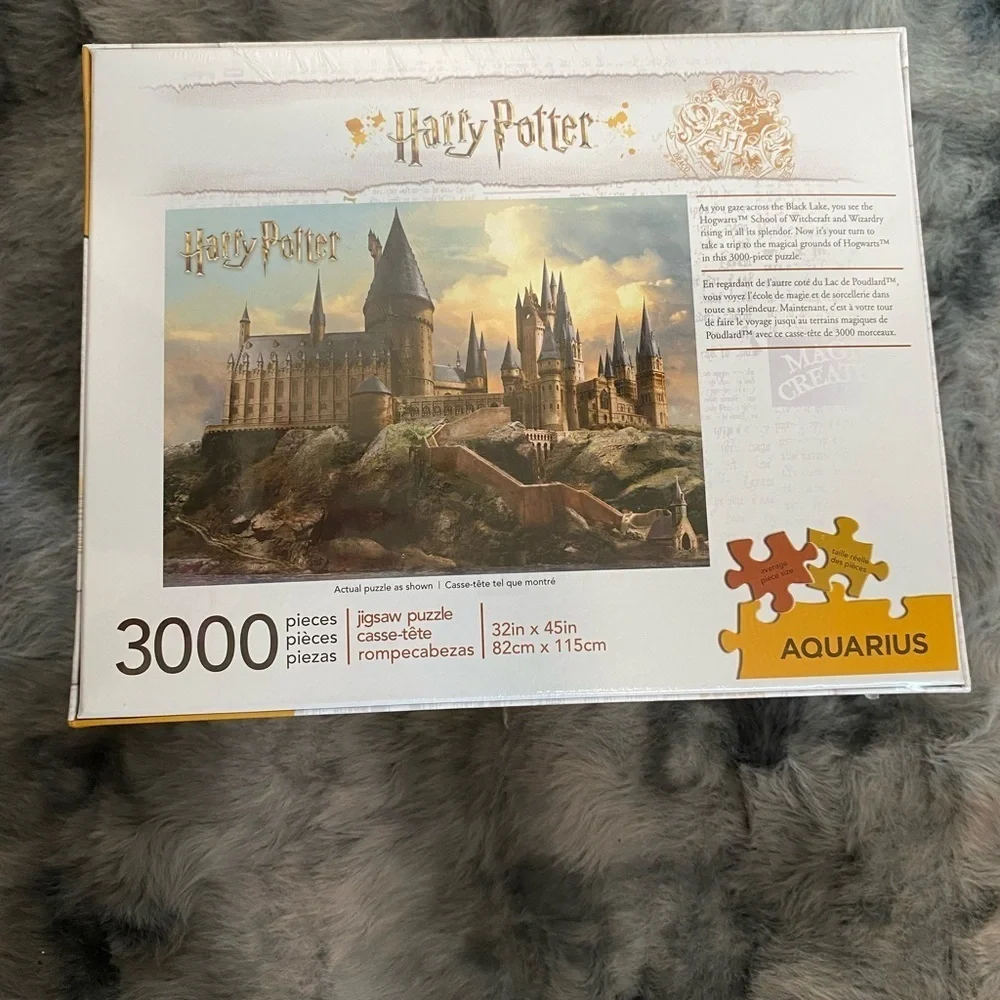 Warner Bros. Harry Potter Hogwarts Puzzle - Gold and Black